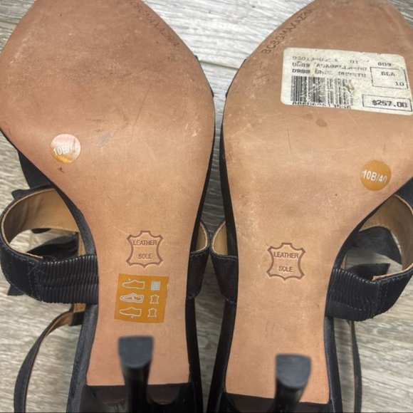 BCBGMAXAZRIA Adabella Satin Strappy Evening Pumps - Picture 4 of 10